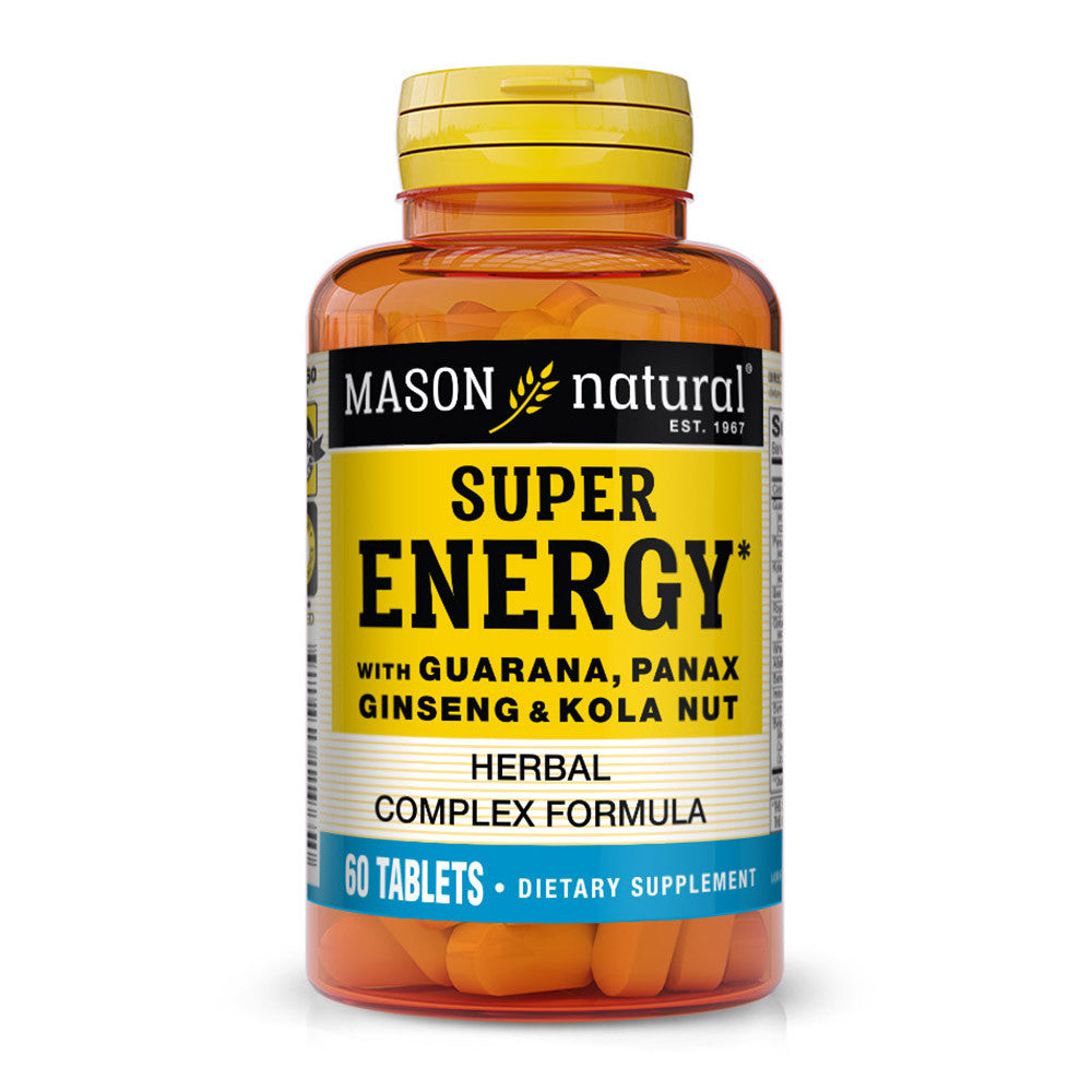 Mason Natural Super Energy Fitness Nutrition Tablets - 60 Ea